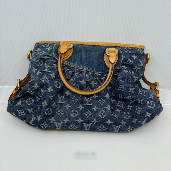 Louis Vuitton Monogram Denim Neo Cabby MM in Blue 2007 - Picture 2 of 9
